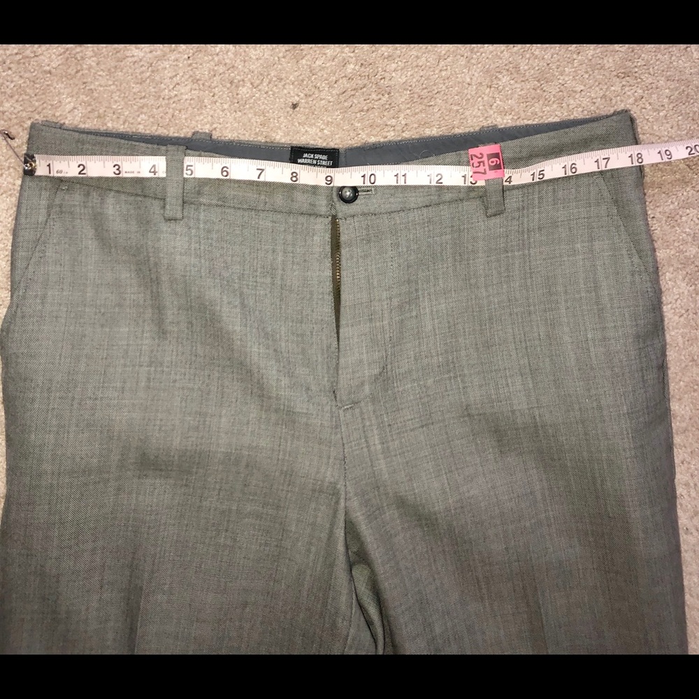 Jack Spade Wool Flat Front Pants Nailhead Pattern. - image 3